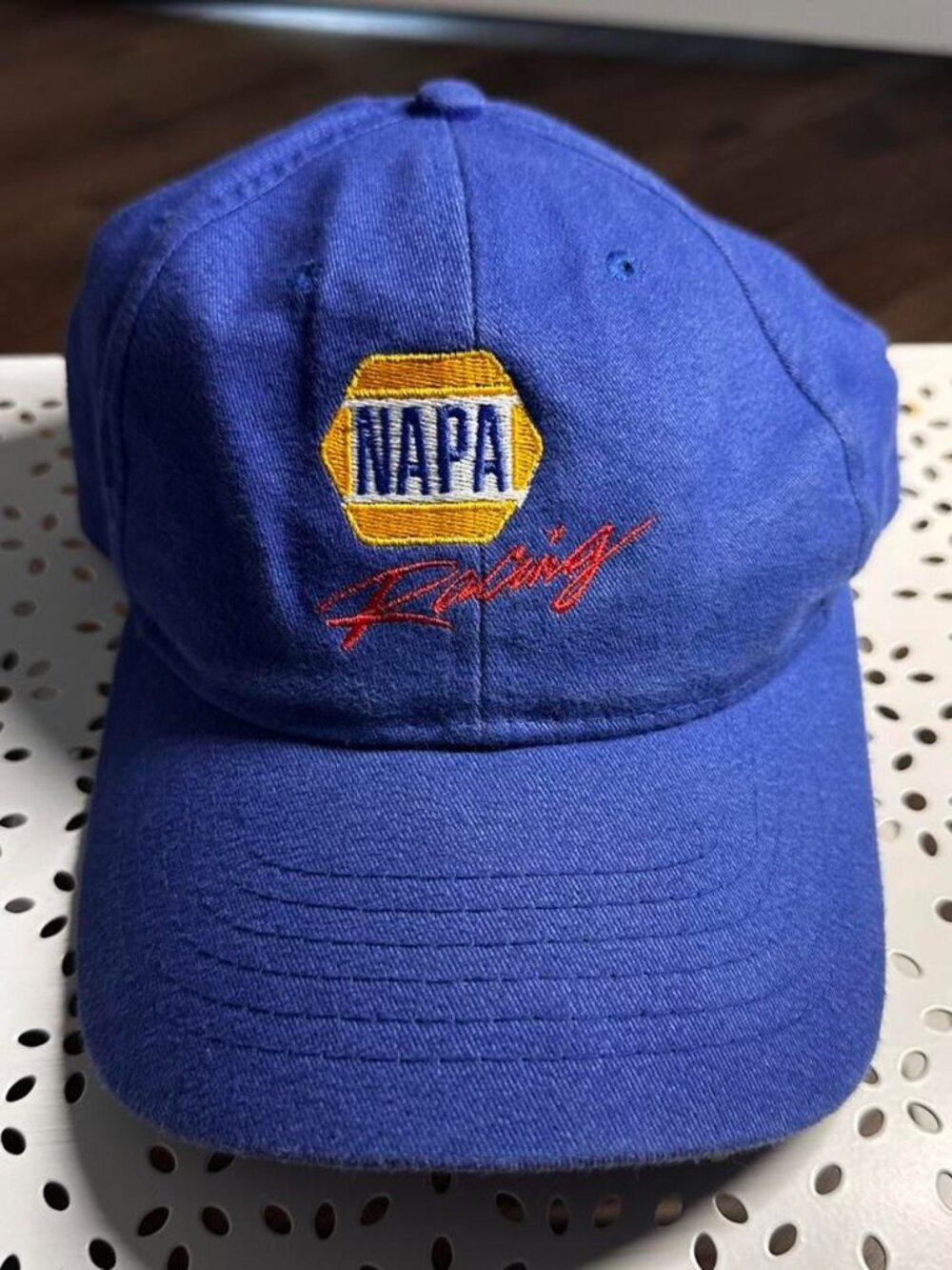 VINTAGE NAPA RACING BLUE CAP